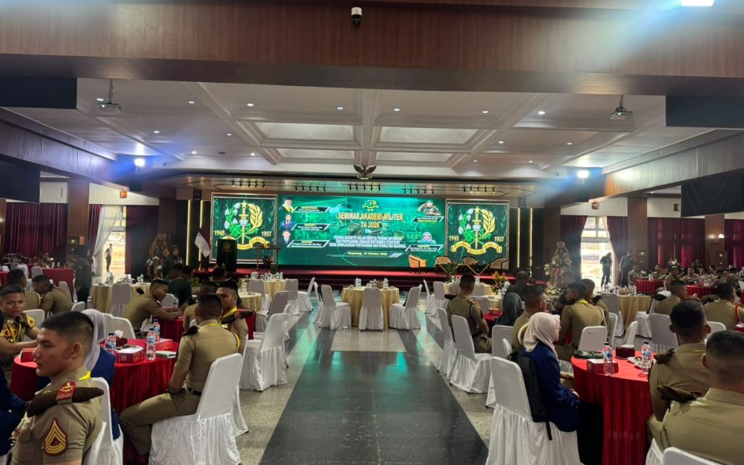 Dosen Prodi Teknik Sipil Akademi Militer mengikuti Seminar Akademi Militer Tahun 2026 dengan tema Perang Kognitif sebagai Instrumen Strategis Pertahanan dan Stabilitas Nasional